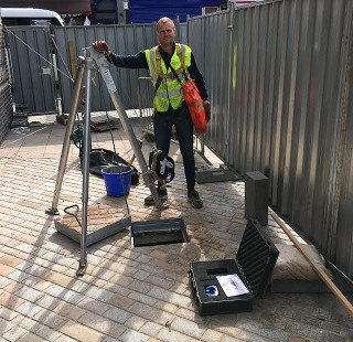 CCTV drain survey for building work at Deptford High Street, Greenwich SE8
